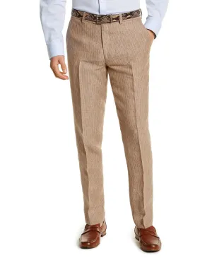 Bar III Men's Slim-Fit Linen Suit Pants