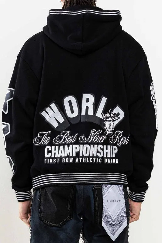 Black The Best Never Rest Championship Fleece Hoodie