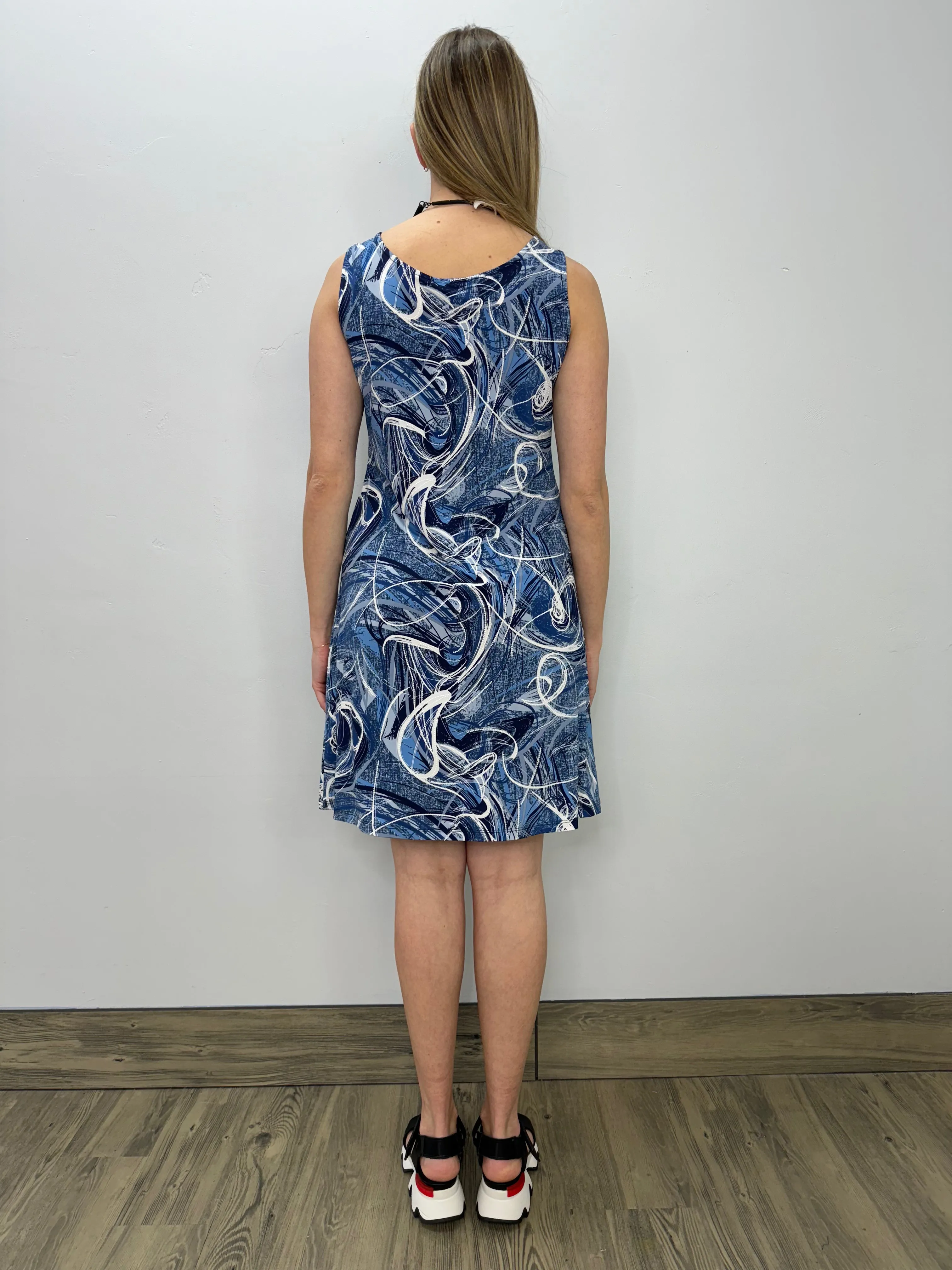 Blue Sleeveless Sundress