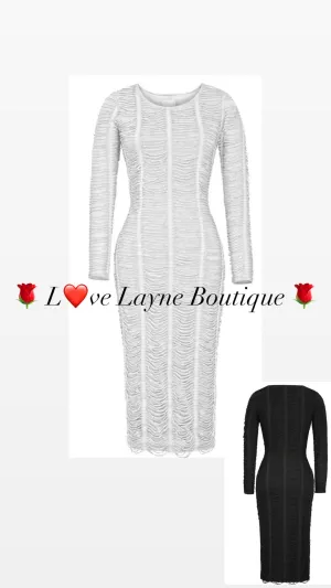 Classy Fringe Party Dress