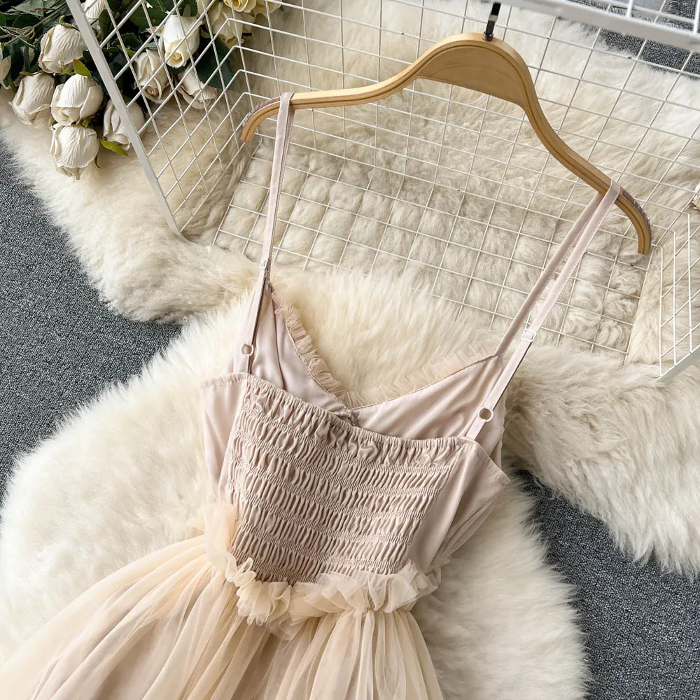 Fairy Mesh Chiffon Slip Dress