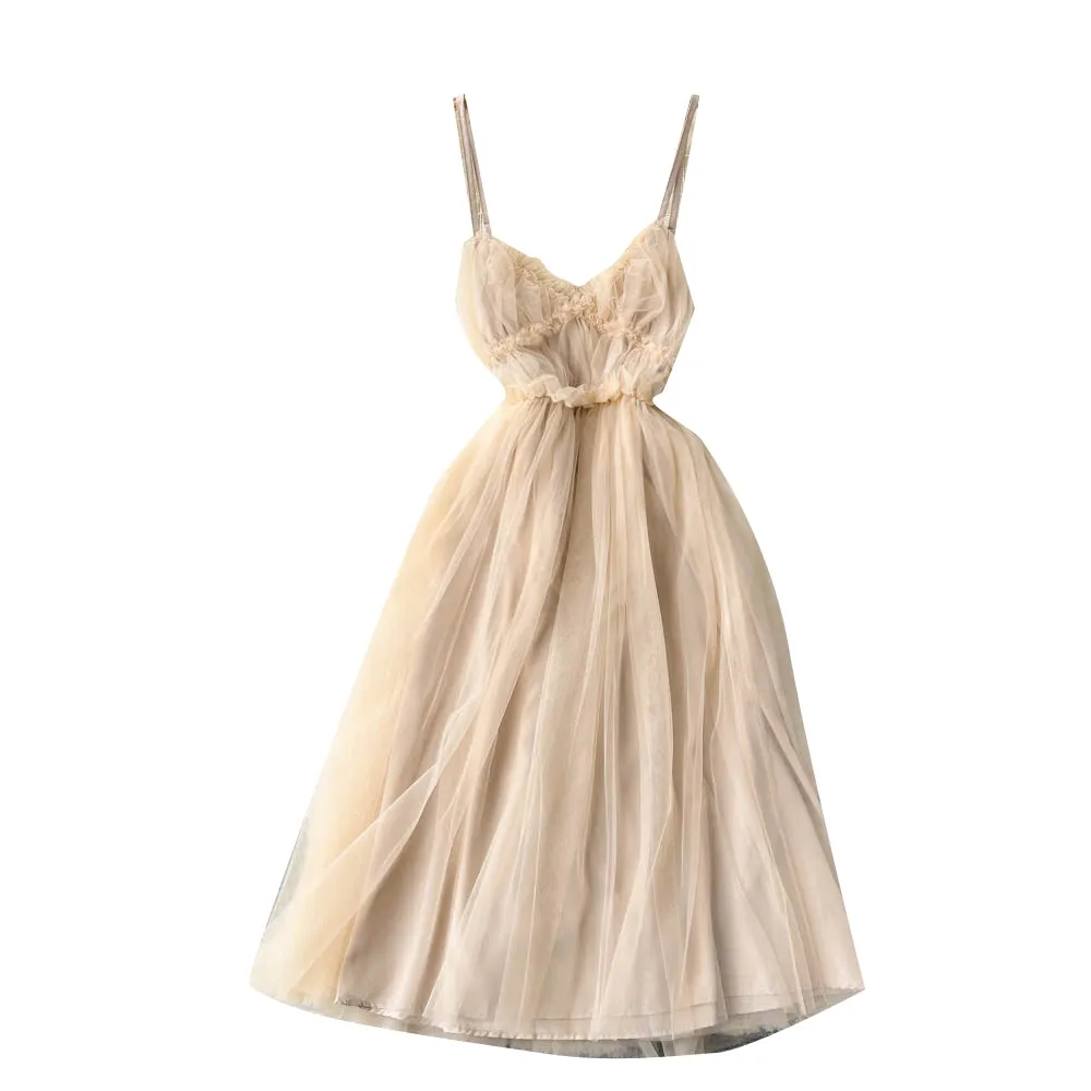 Fairy Mesh Chiffon Slip Dress