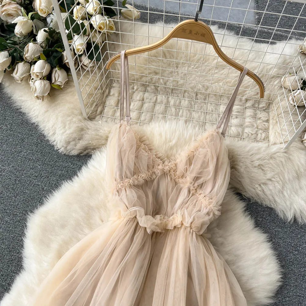 Fairy Mesh Chiffon Slip Dress