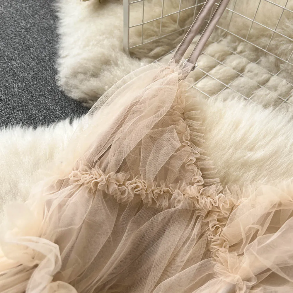 Fairy Mesh Chiffon Slip Dress