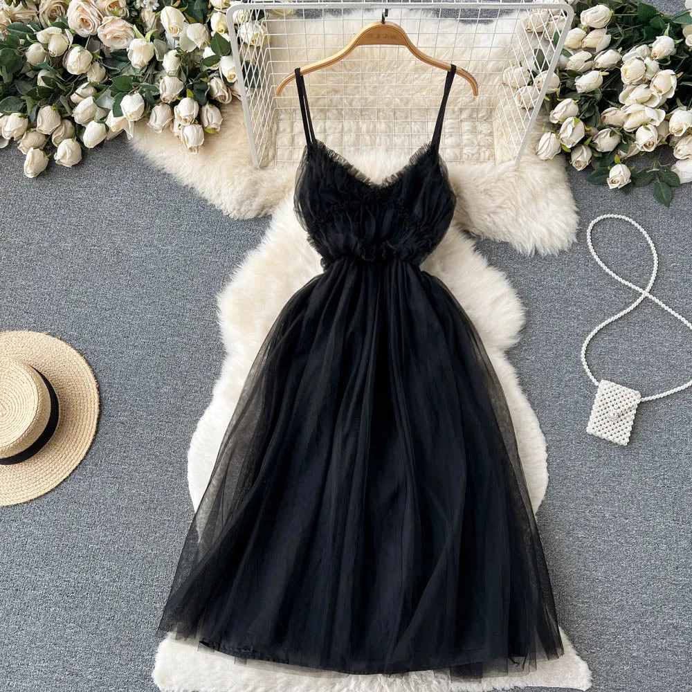 Fairy Mesh Chiffon Slip Dress
