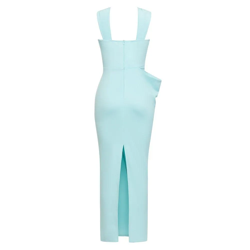 GFIT® Strappy Sleeveless Slit Maxi Bodycon Dress