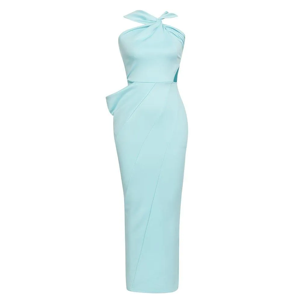 GFIT® Strappy Sleeveless Slit Maxi Bodycon Dress