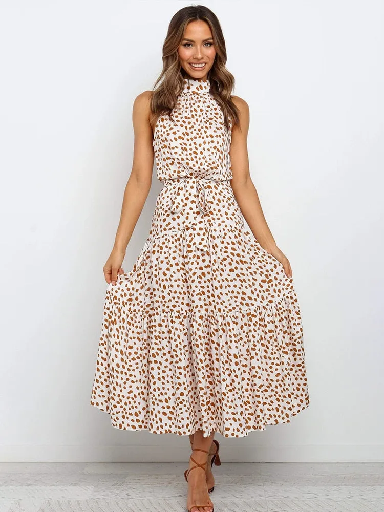 Halter Polka Dot Sundress