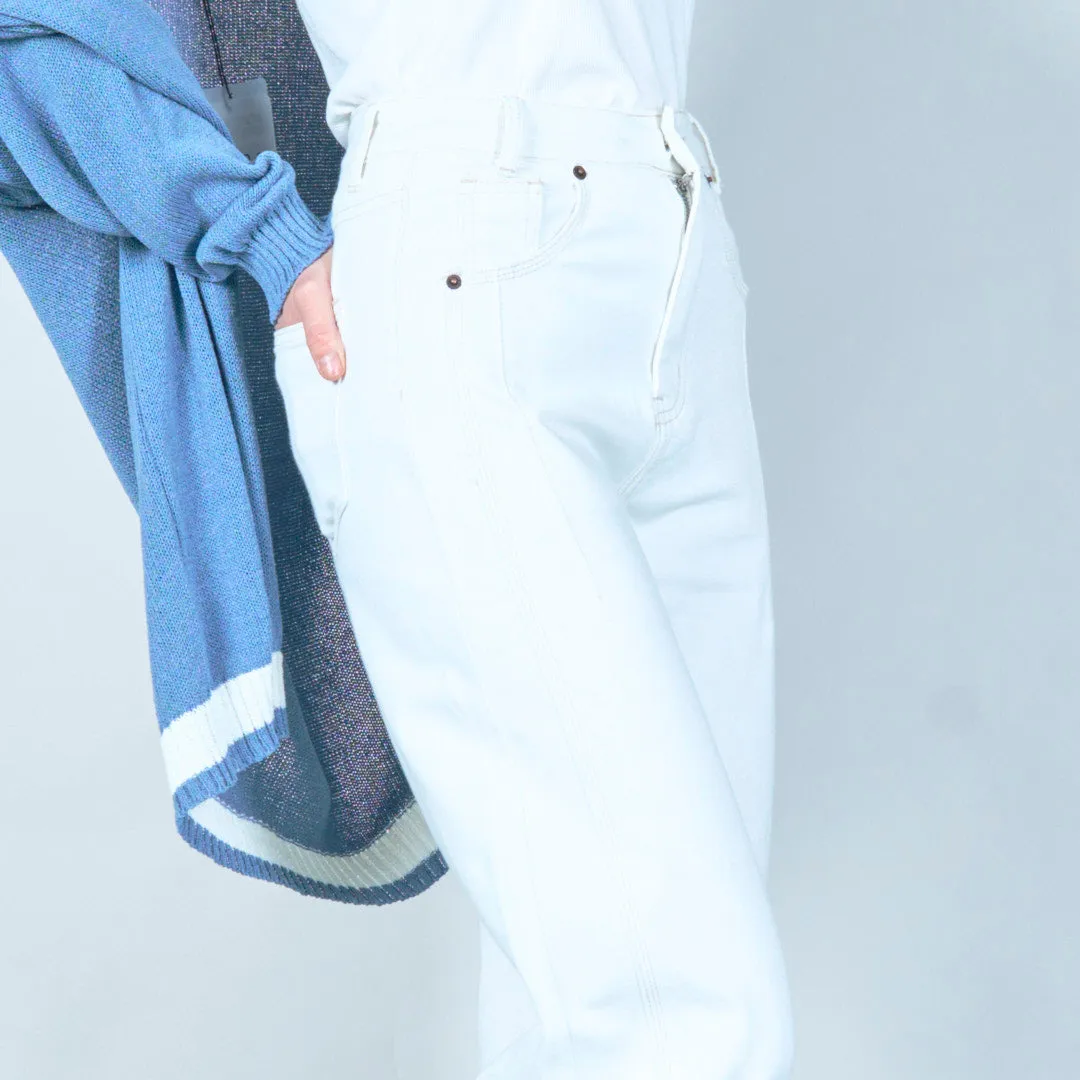 High-waist tailored denim jeans wholesale