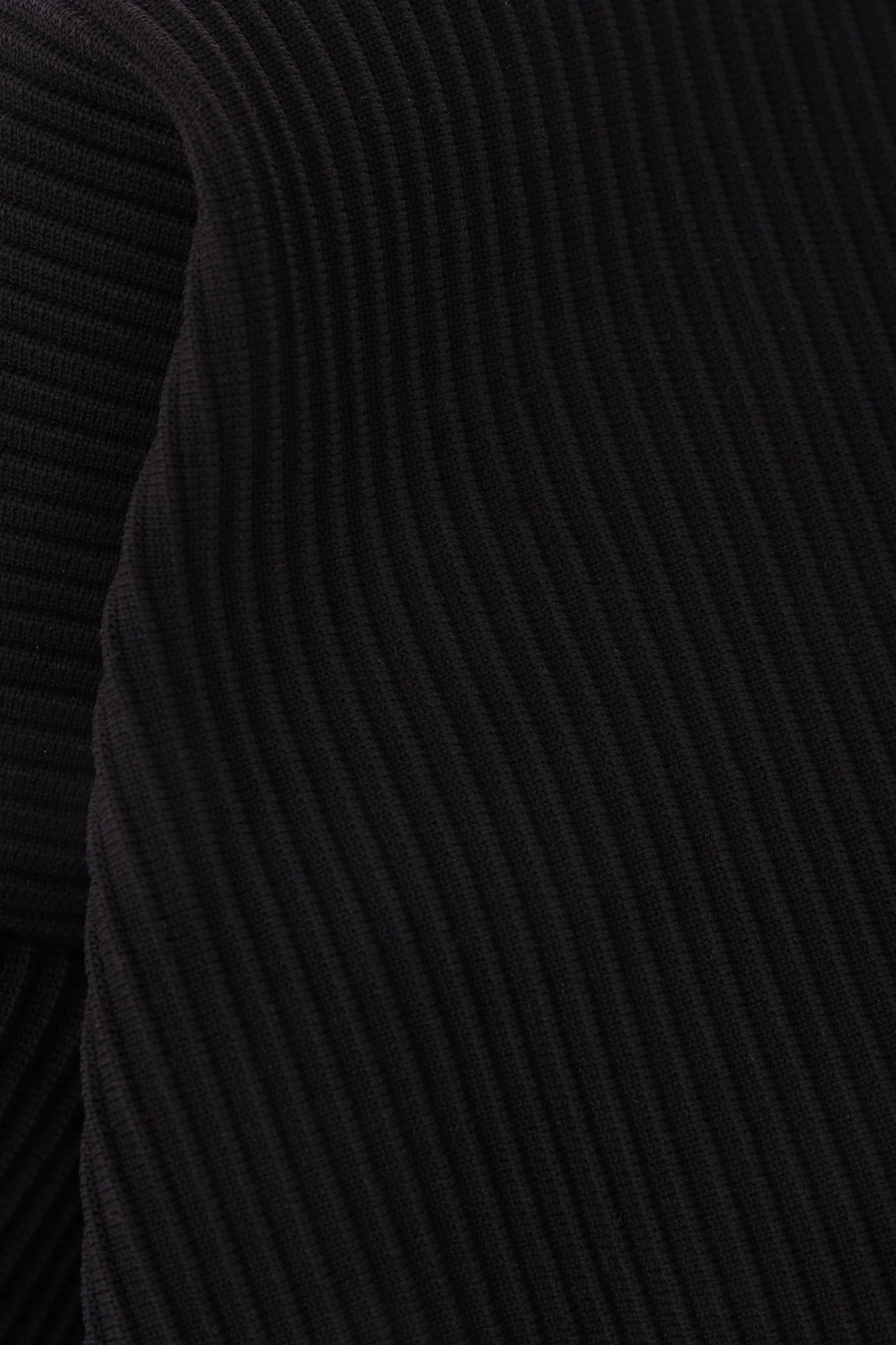 Hypha cropped bomber jacket in rib knit