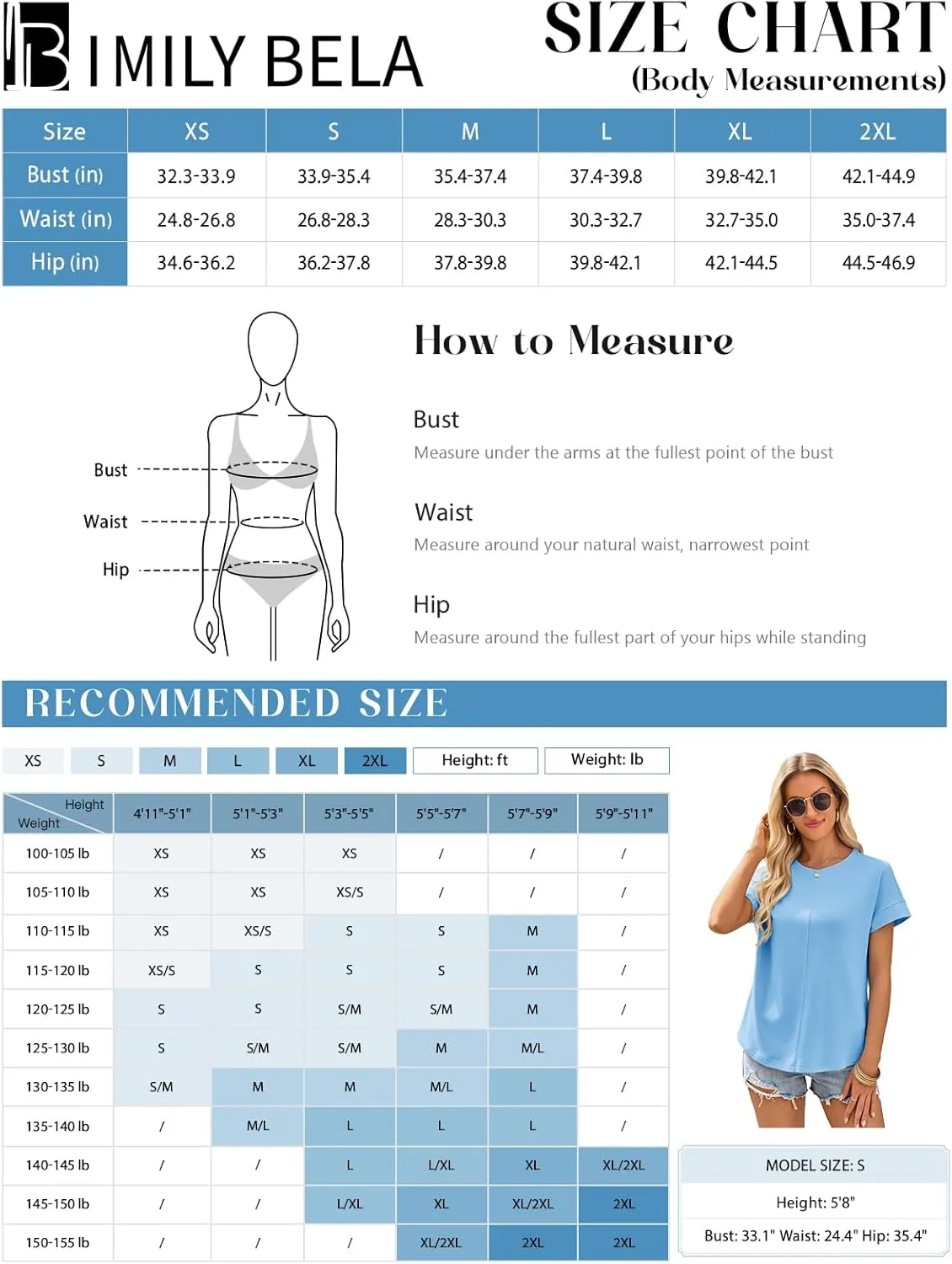 Imily Bela Womens Short Sleeve T Shirts Summer Crew Neck Dressy Casual Tops Basic Trendy Tees