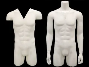 Invisible Ghost Mannequin Male Torso w/ Base MM-TMWIV