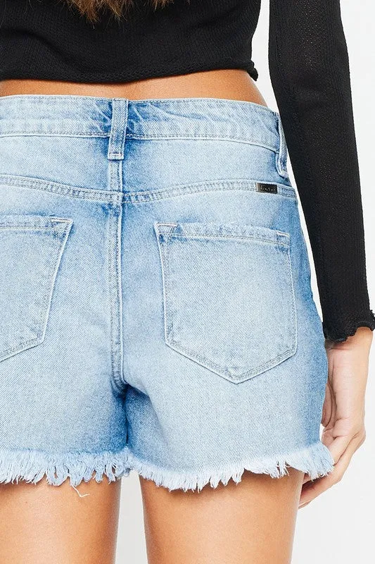 KAN CAN USA High Rise Denim Shorts  **This item has free shipping.**