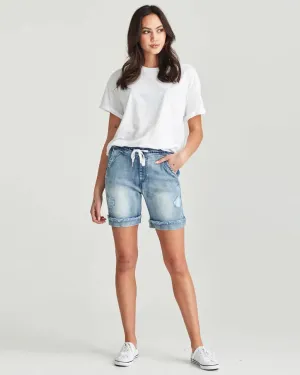 Kimmy Denim Shorts - Blue