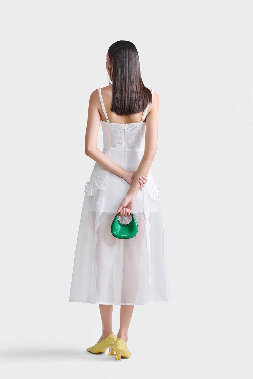 Leaf Whisper Midi Dress
