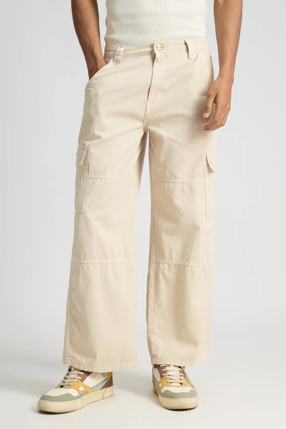 Light Tan Men's Cargo Pants