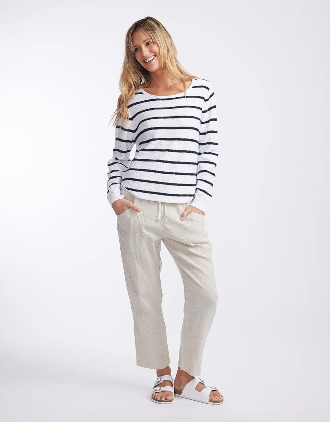 Luxe Linen Pants - Natural