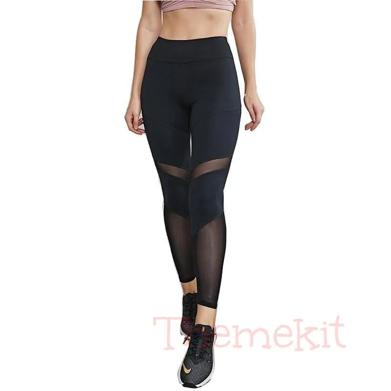 Mesh Splicing Yoga Legging