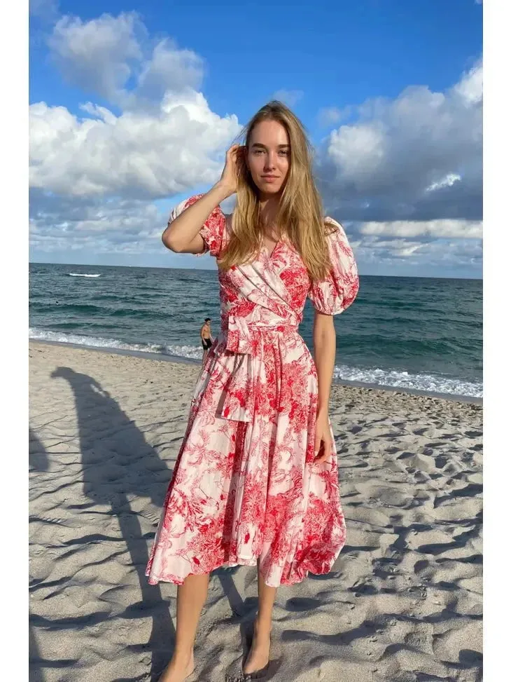Monica Dress Red