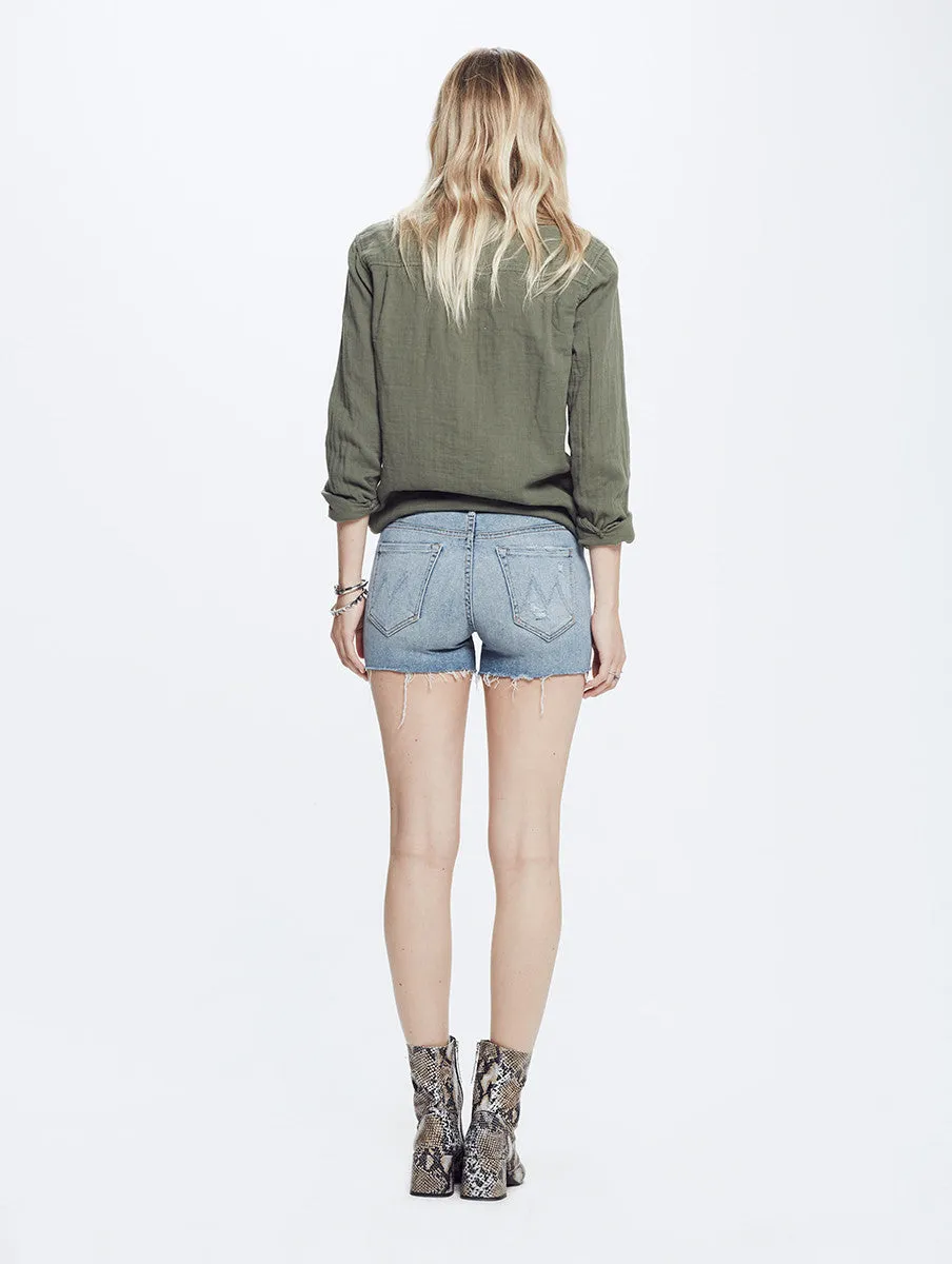 Mother - High Waisted Rascal Fray Short Chatterbox