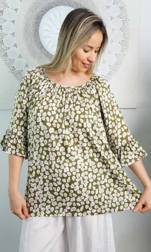 Rayon Capri Top Febble, More Colours
