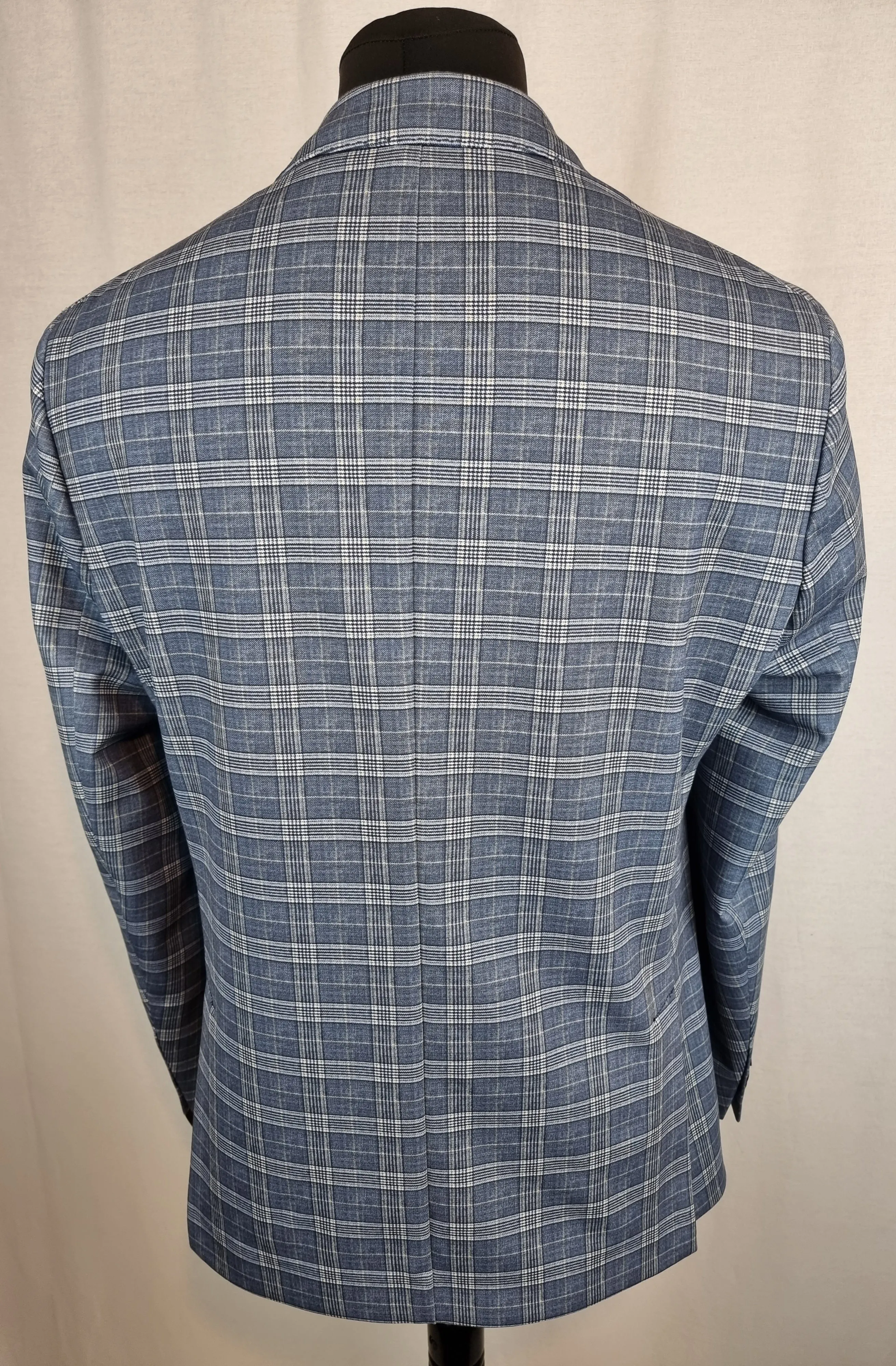 Roy Robson Slim Fit Jersey Check Jacket
