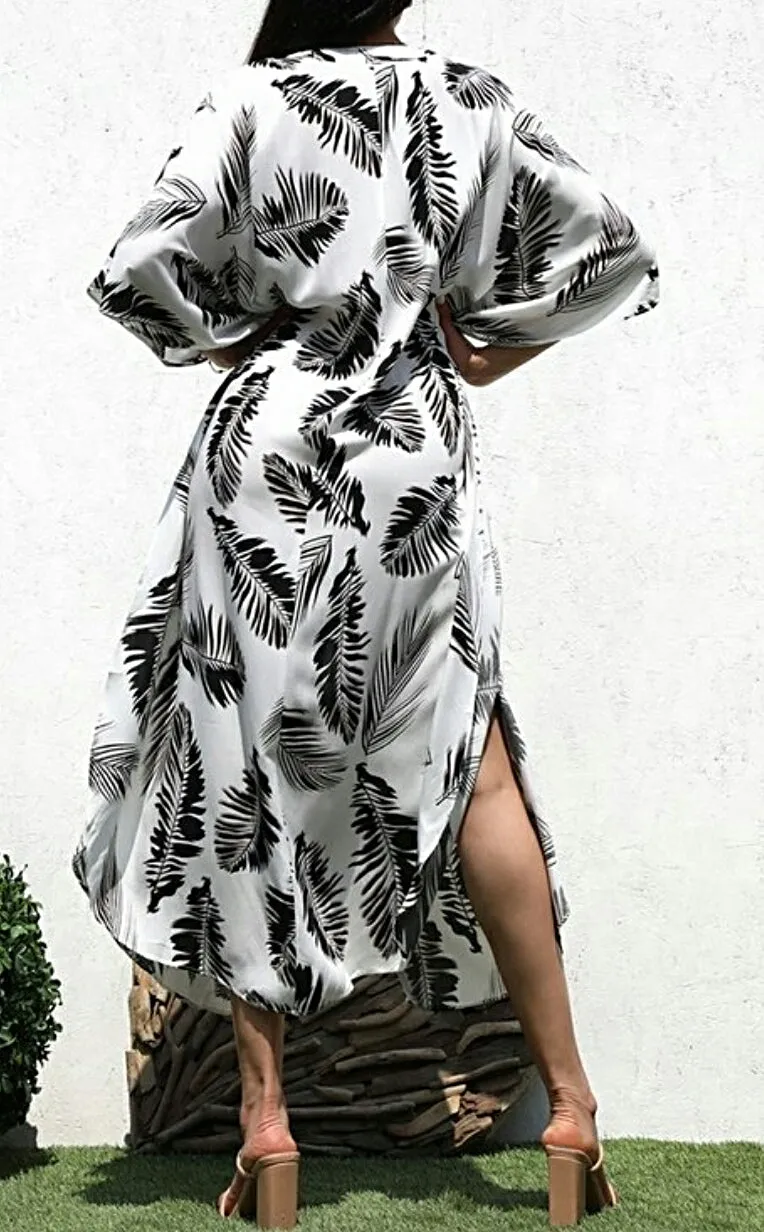 Seasons Of Life Flowy Summer Boho Shirt Dress w/Pockets