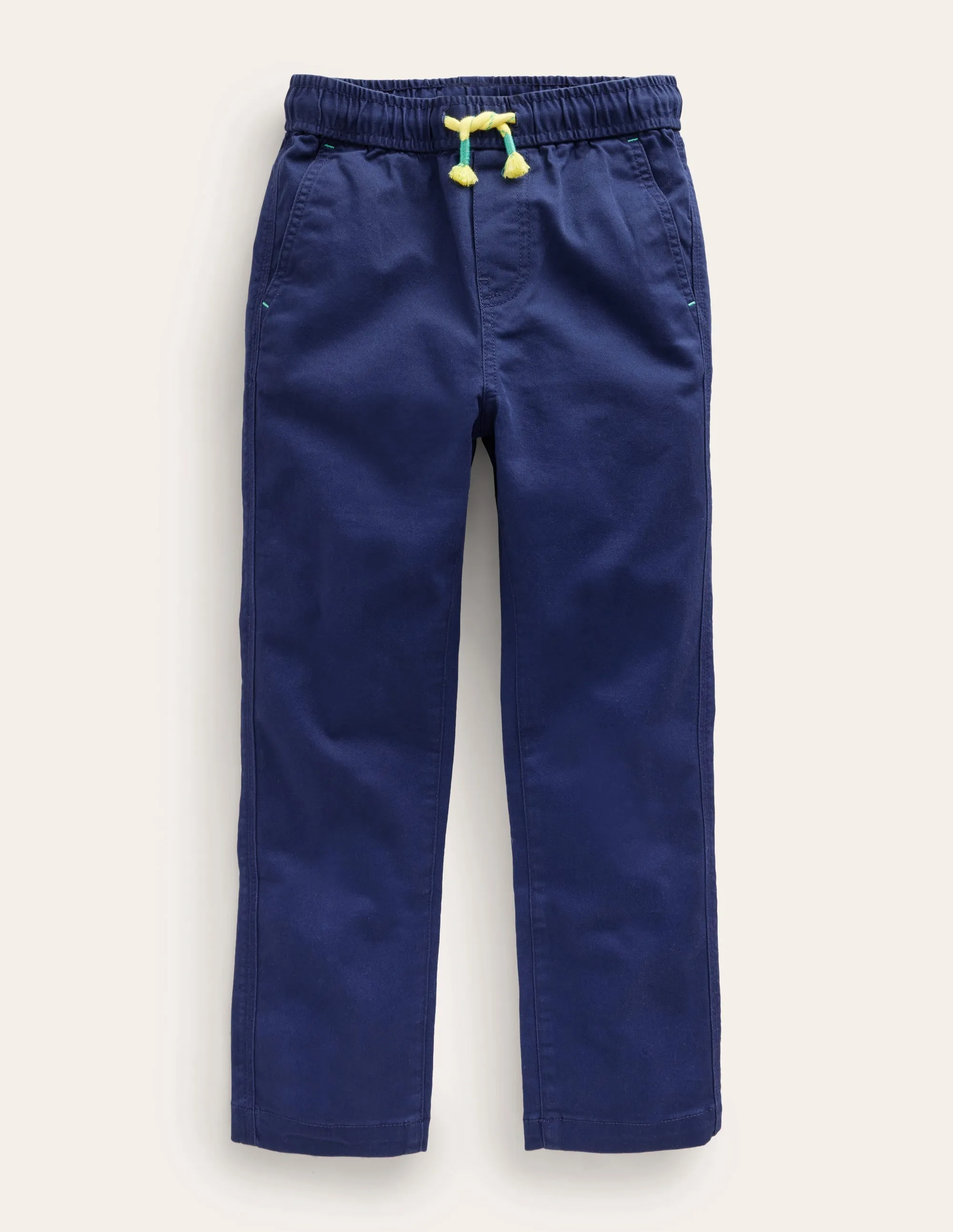 Slim Pull-On Trousers-College Navy Cord