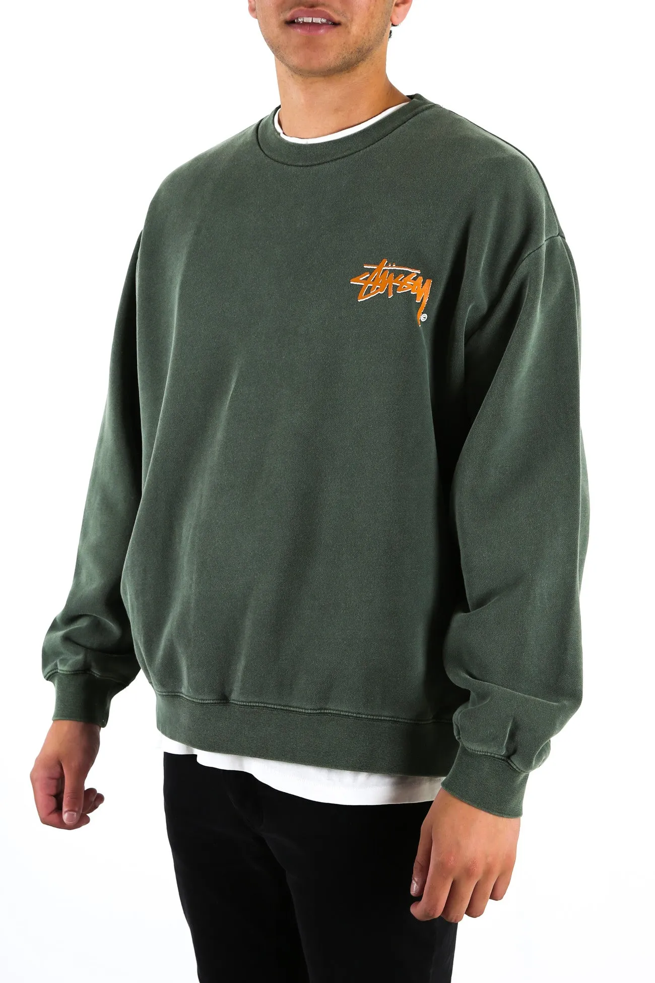 Stock Shadow Crew Pigment Flight Green