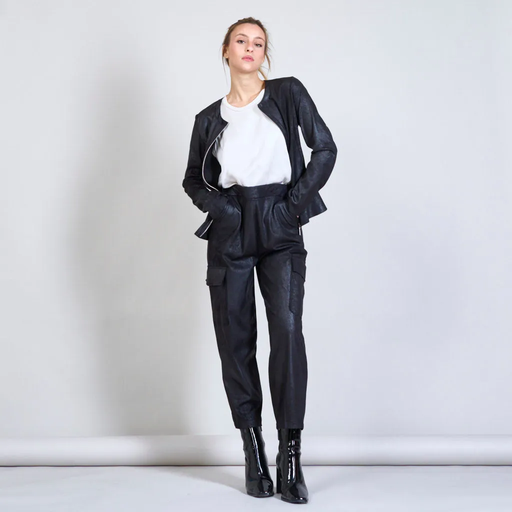 Suede cargo pants wholesale