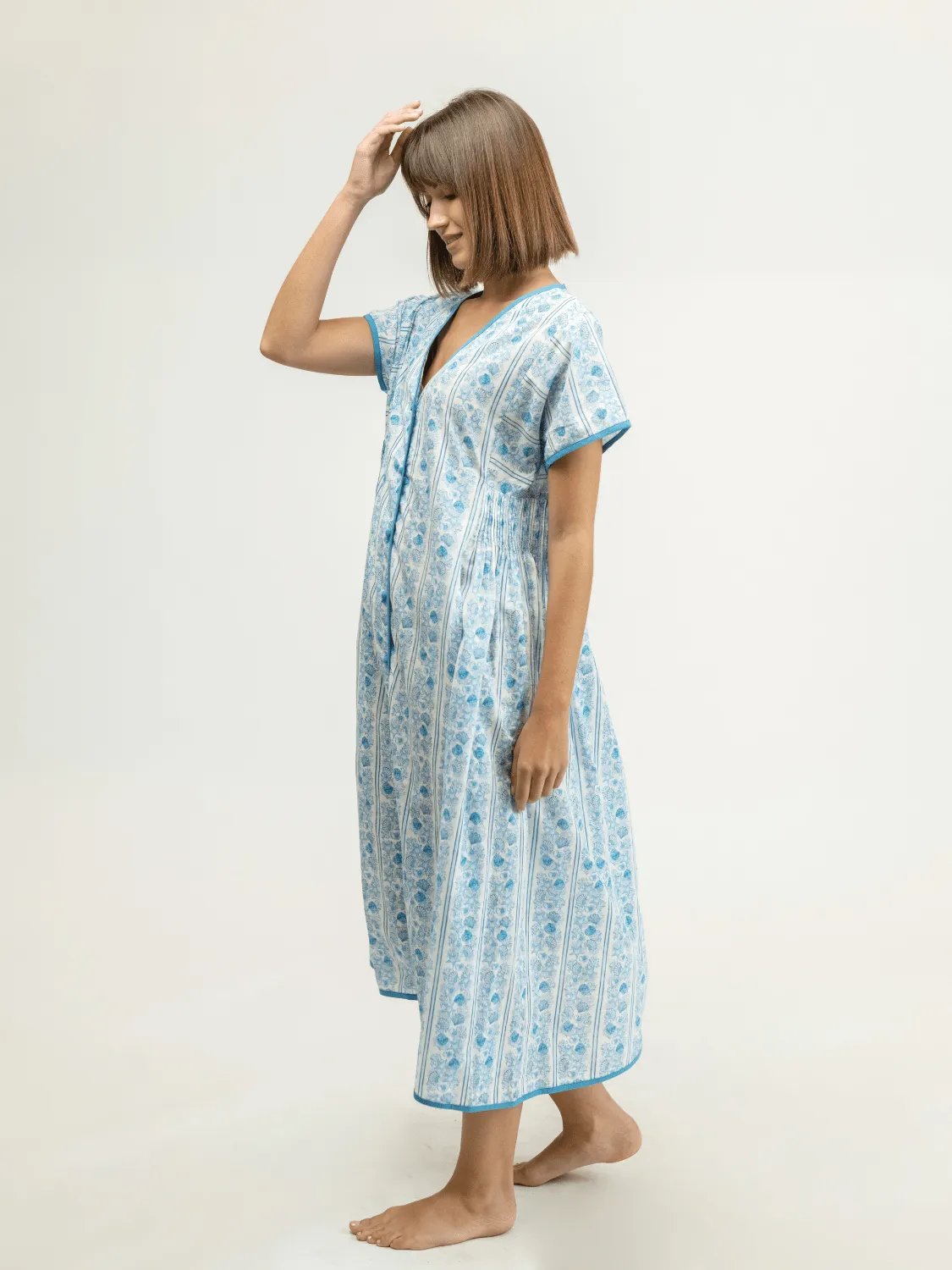 The Bridget Dress | Mermaid Stripe