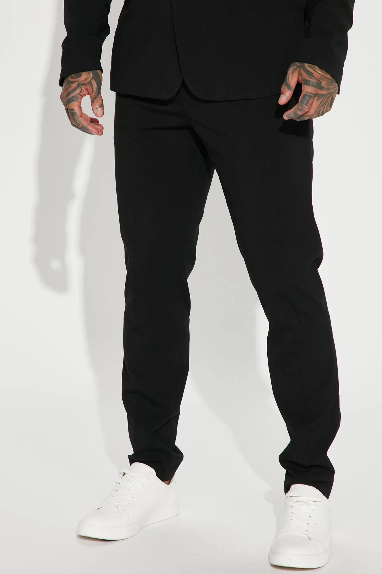 The Modern Stretch Slim Trouser - Black