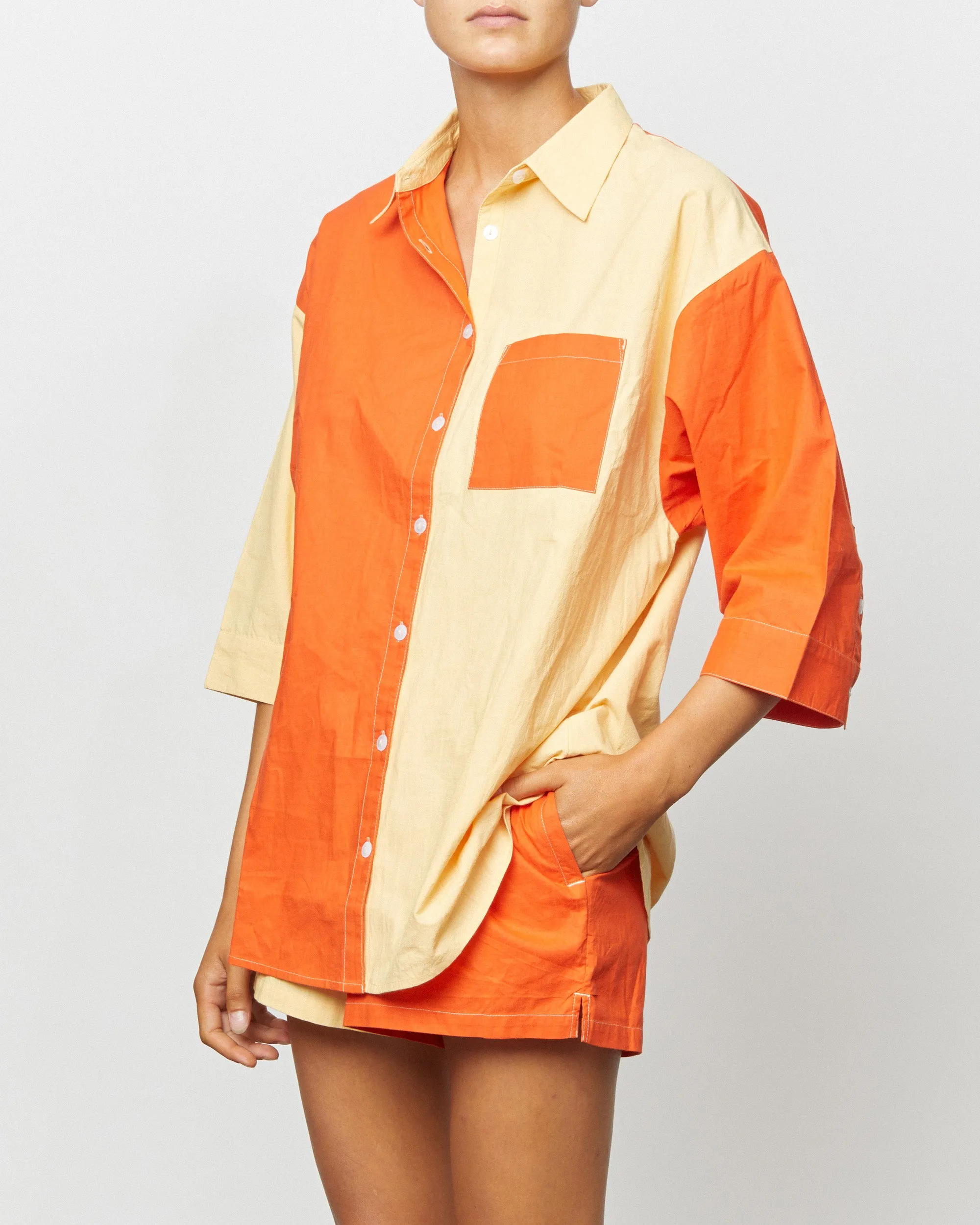The Vacay Shirt - Vermillion