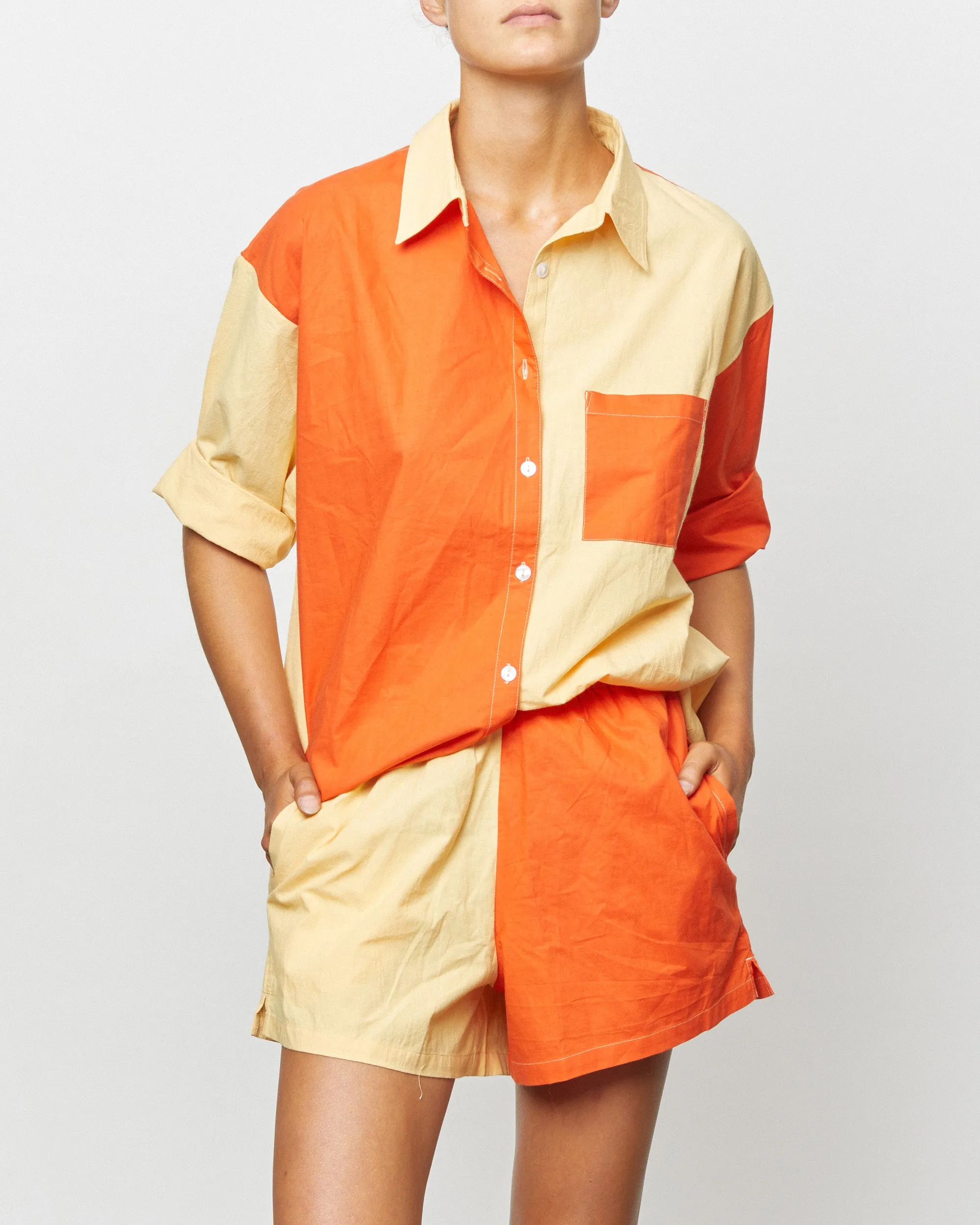 The Vacay Shirt - Vermillion