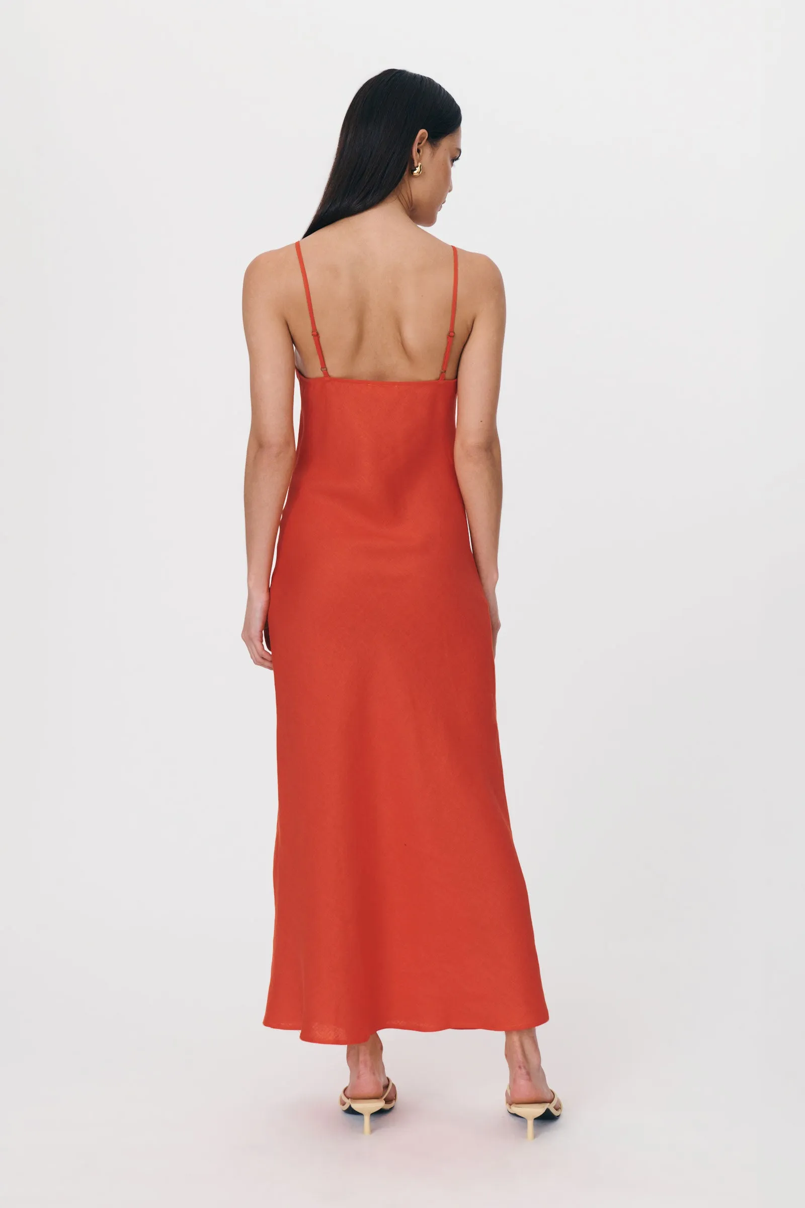 Trina Linen Slip Dress