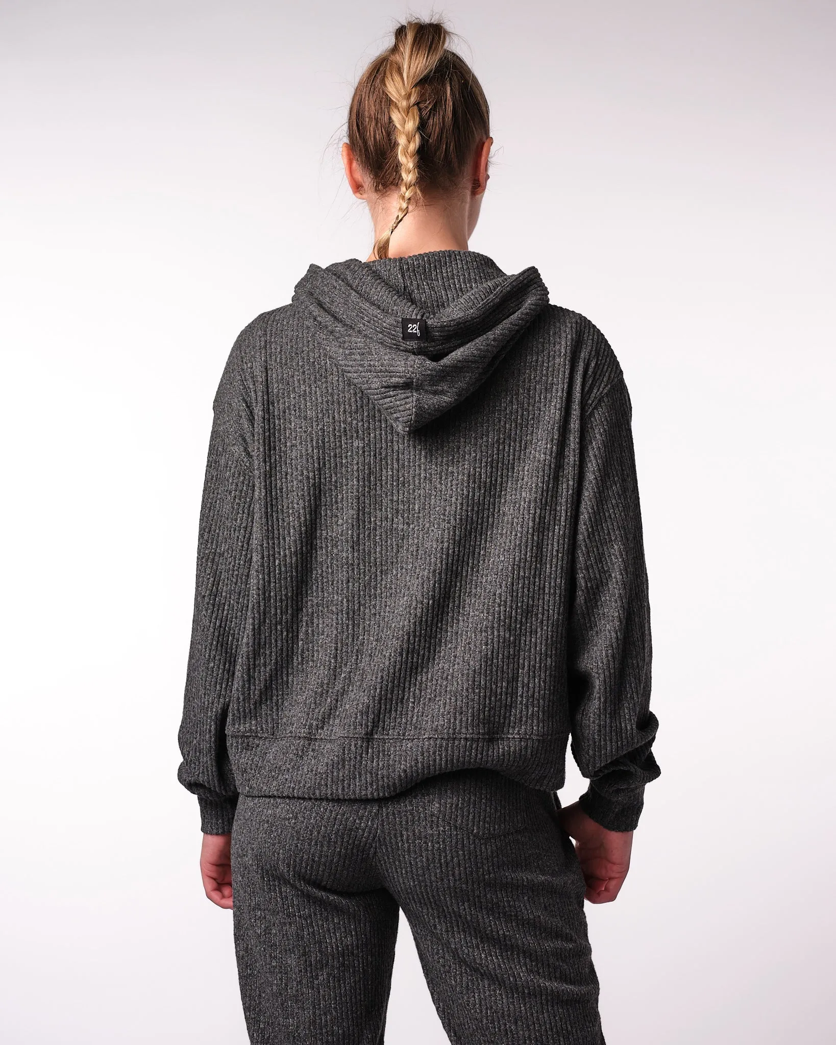 Womens Lightweight Zip - Charcoal